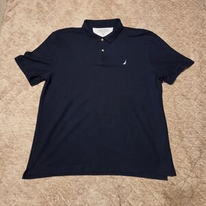 Nautica Dark Blue Polo Shirt